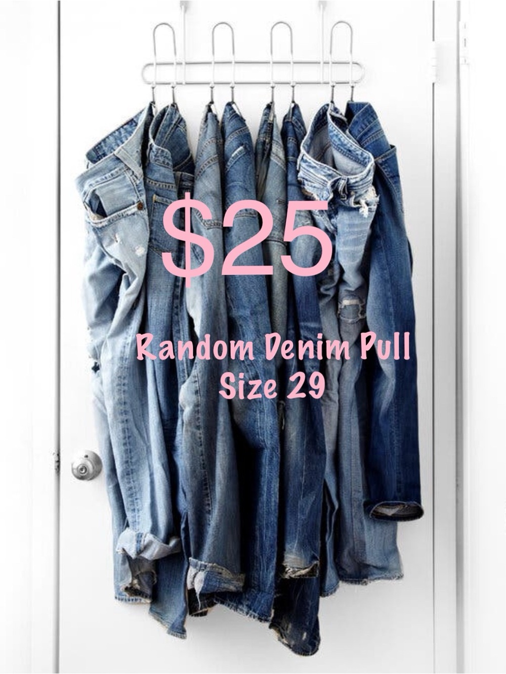 Random Denim Jeans Pull - Size 29